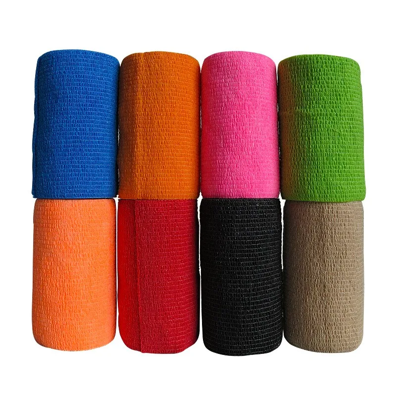 Nonwoven Cohesive Elastic Bandage Veterinary Cattle Vet Wrap Horse Cohesive Bandage Stretch Self Adherent Tape for Horses