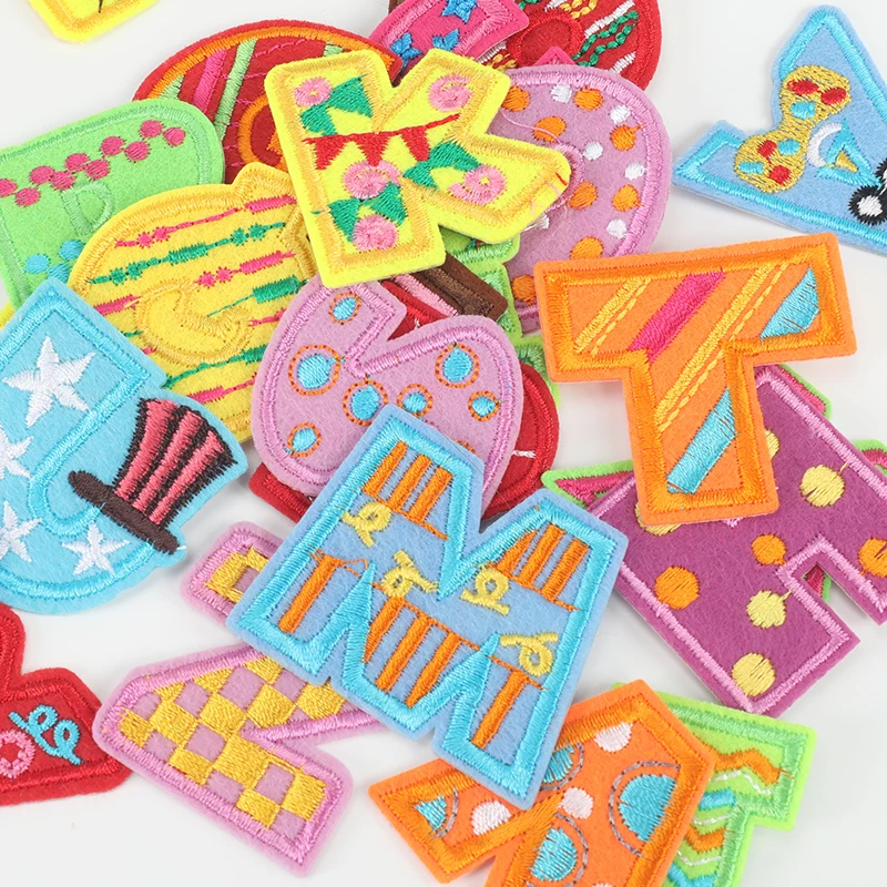 Hot sale custom Heat Press 3d Puff Logo Badges Embroidered Patch Sew On Iron On Clothing Patches Embroidery Letters Patch