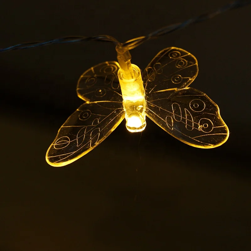 СВЕТОДИОДНАЯ Гирлянда-бабочка 8 режимов гирлянда для вечеринки комнаты сада свадьбы рождественские украшения