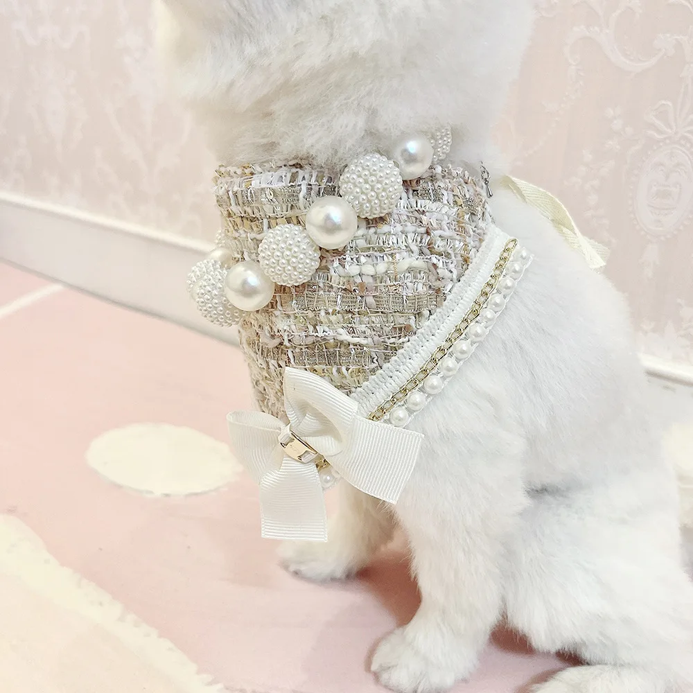 Pet Luxury Cute  Dog Cat Bandana Scarf Dog Turban and Cats Designer Bandana Popular Pets Accessories Bib