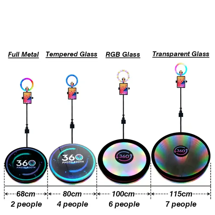 American Warehouse 360 Photo Booth 360 Degree Photobooth Spin Camera With Traveling Case Video Booth Machine For Wedding Events
