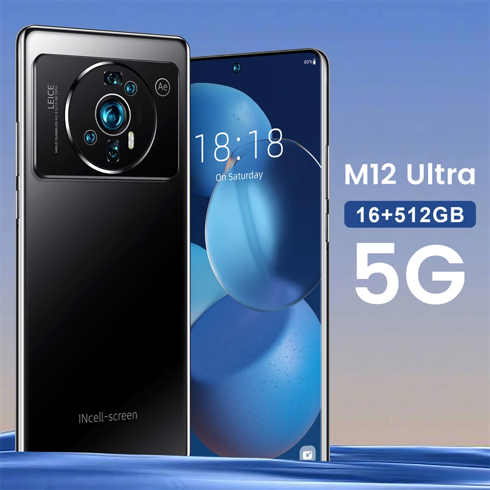 Mi 12 plus 48+72mp android cell phone unlocked redme radmi red mi note 10 m12 smart phone cellphone mobile phones