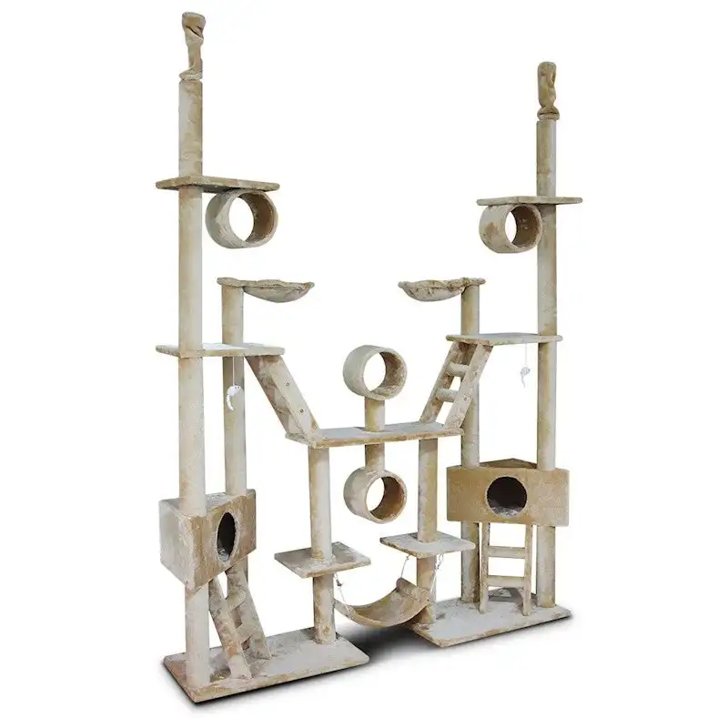 GMTPET Cat tree Wholesale High quality sisal material 240 to 260cm big tree house large cat tree house