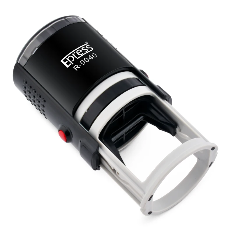 Factory Blank Large Return Address date Custom plastic rubber self inking stamp