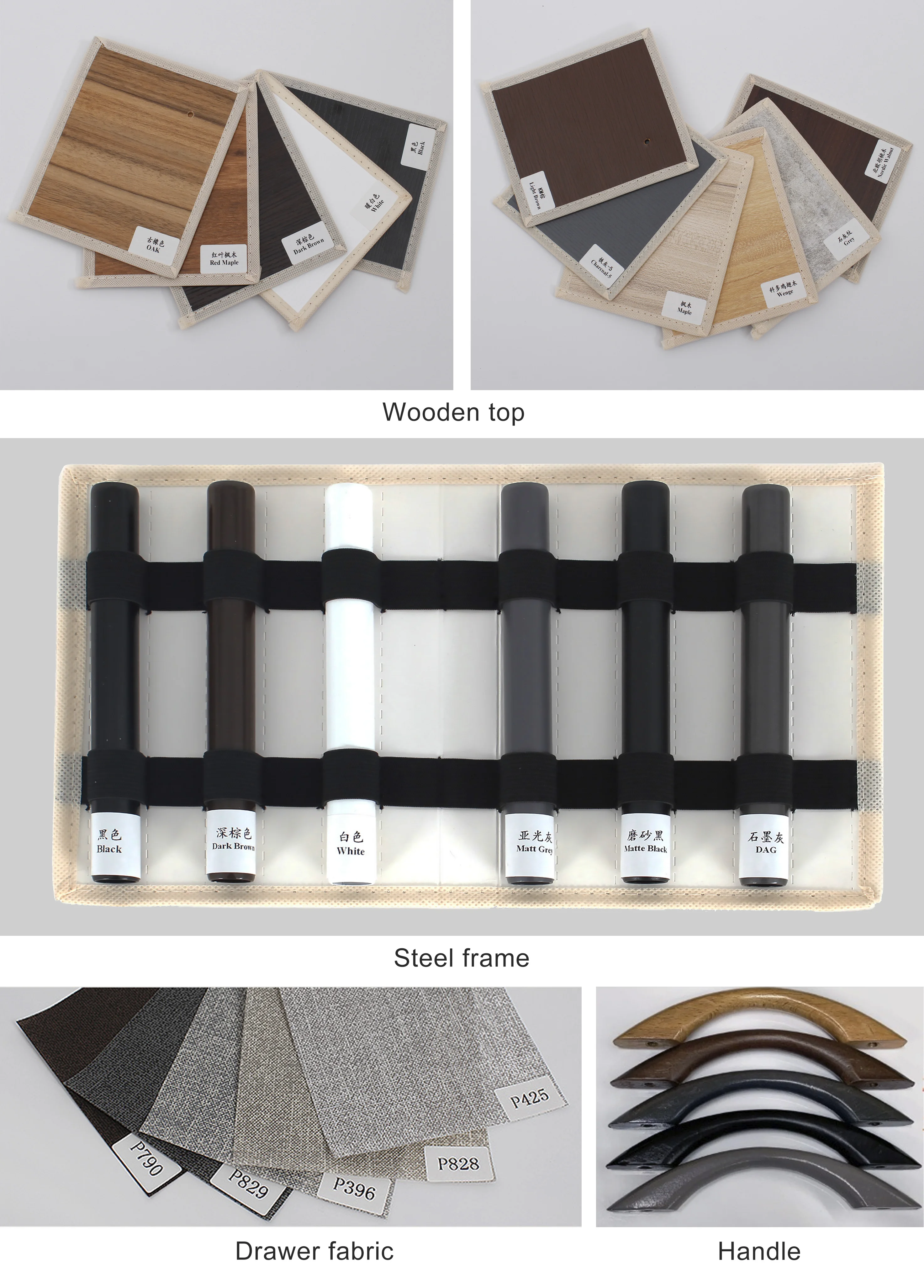 Luxury modern style dresser and nightstands bedroom furniture small dresser nightstand