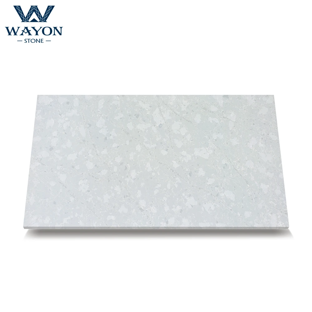 CHINA Factory High Quality Wholesale Quartz Slab Artificial Stone Big Slab Grey Quartz Slab for Kitchen Countertop Table Top