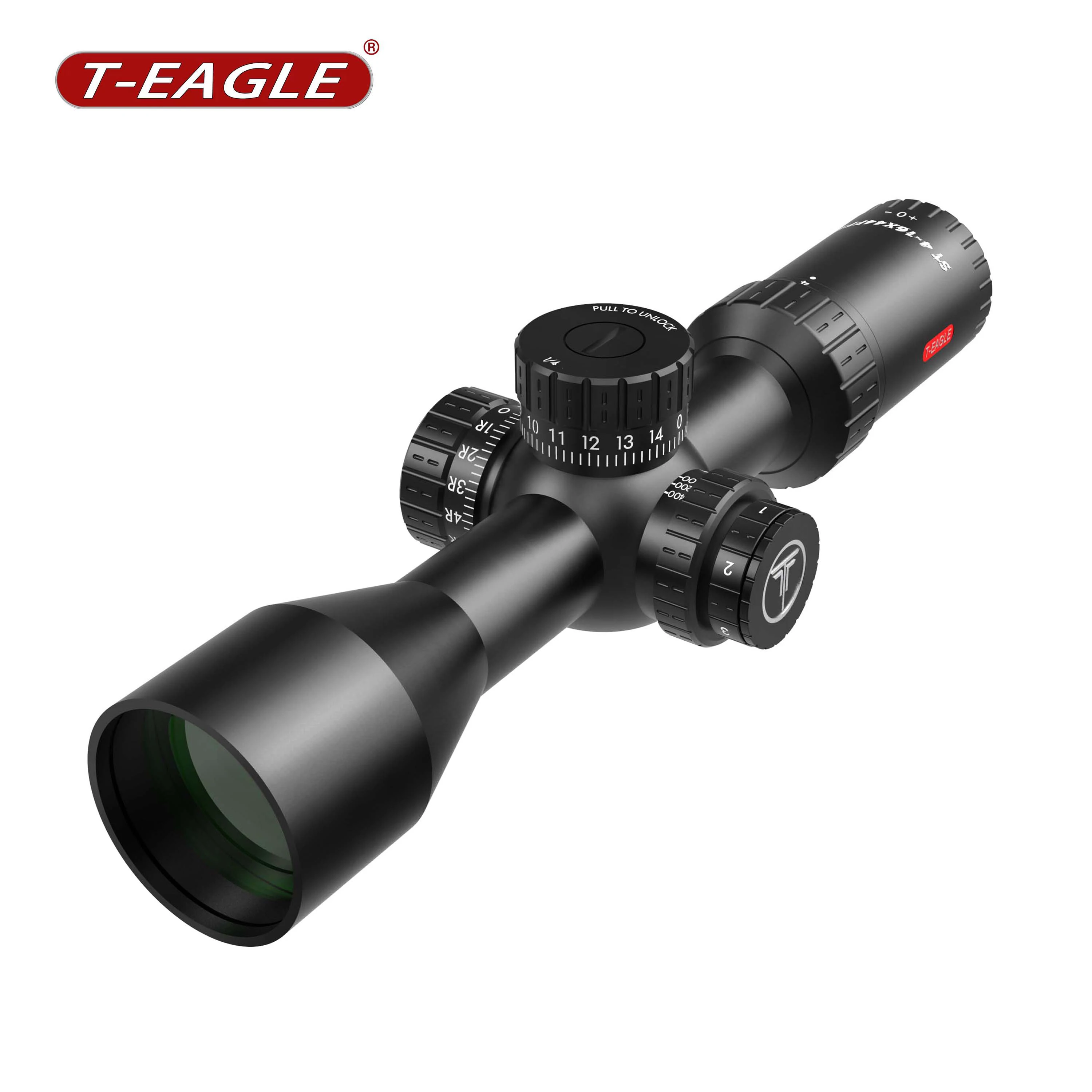 T-EAGLE STS 4-16X44 SF FFP IR High Quality Hunting Scope High Ending Optical System Sight With Illumination Scopes & Accessories