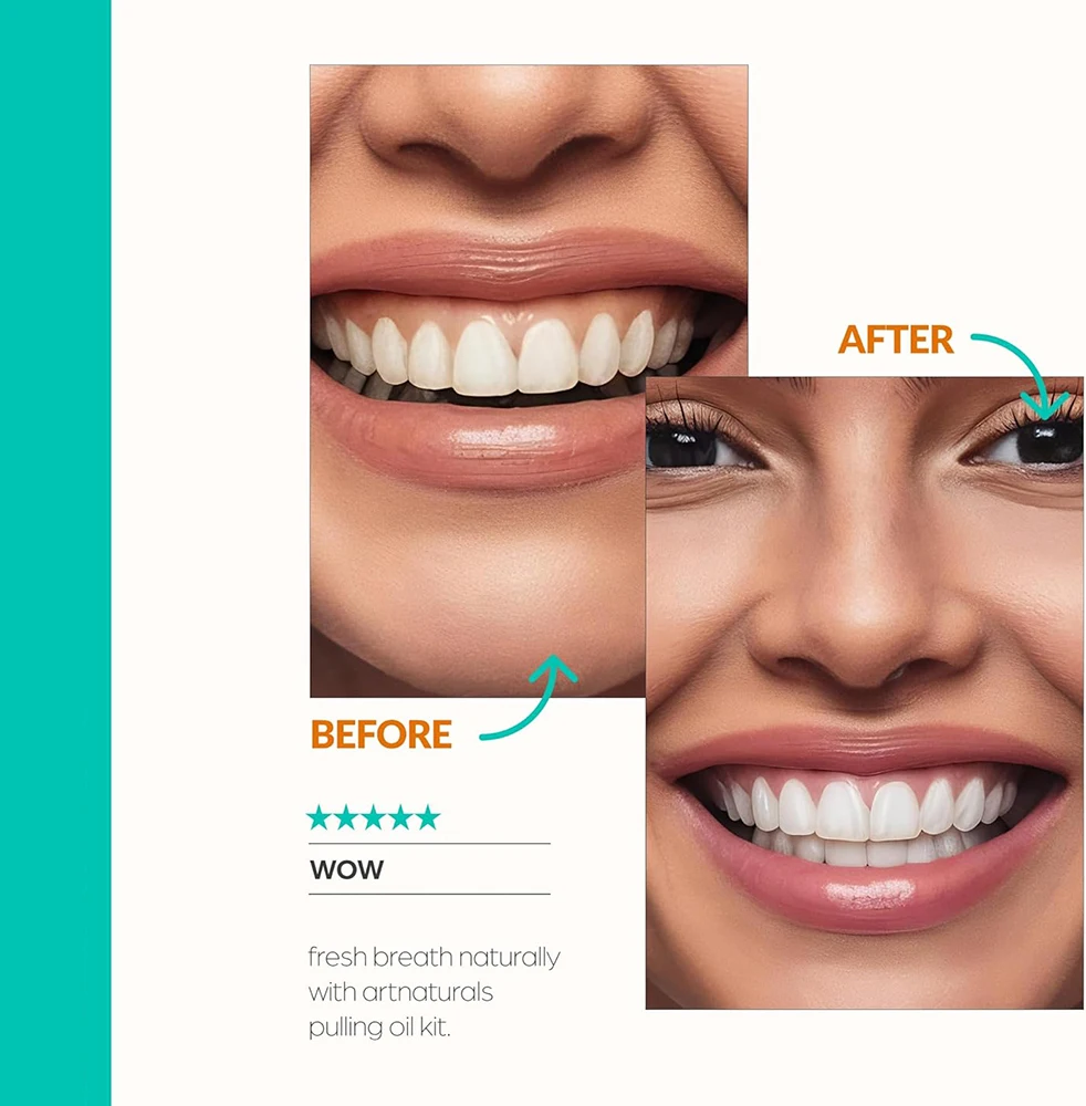 Wholesale Natural Oral Care Mouthwash Private Label Teeth Whitening Coconut Mint Pulling Oil Mouth Wash For Mouth Gum Health