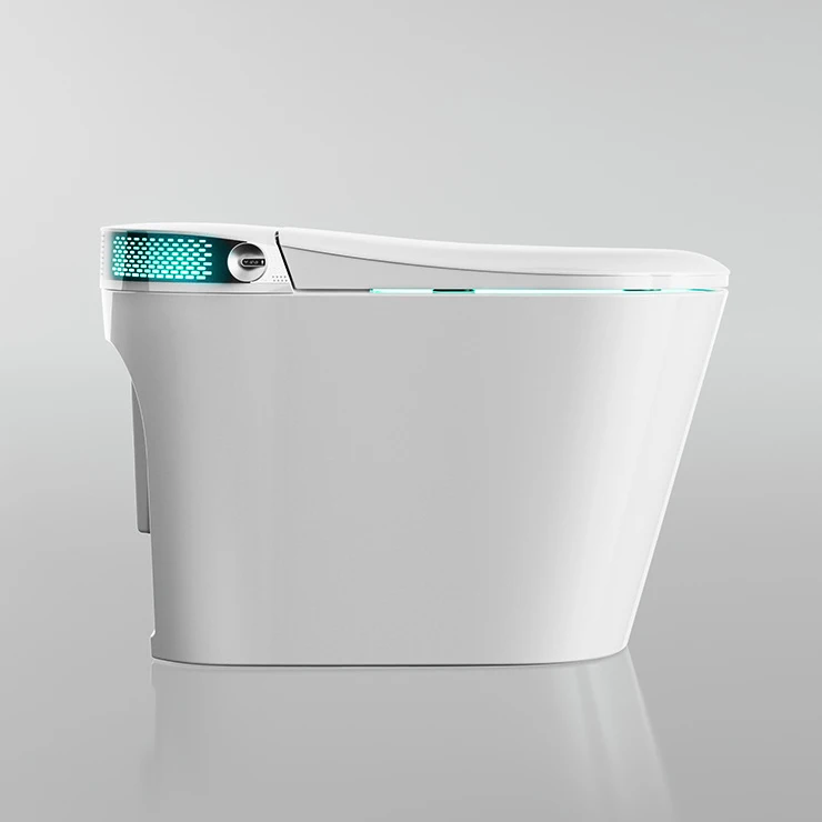 USA FREE SHIPPING Modern Home Bathroom Fully Automatic Auto Flush China Intelligent Toilet Bowl Electronic Bidet Smart Toilet