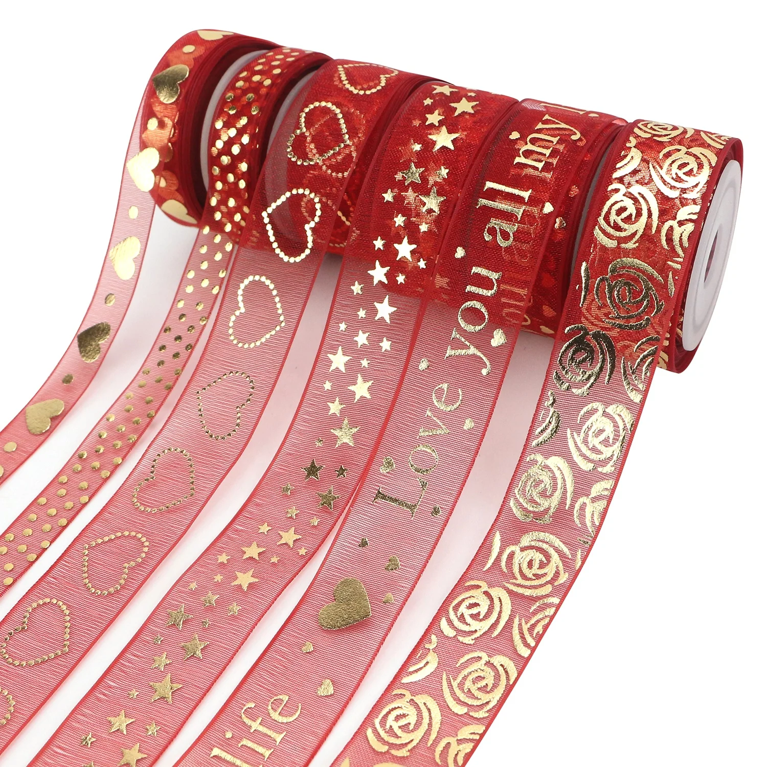 Midi Factory Wholesale Price Ribbons Yards Roll Customized DIY Wreaths Gift Party Decoration Personalized Ribbons For Wedding