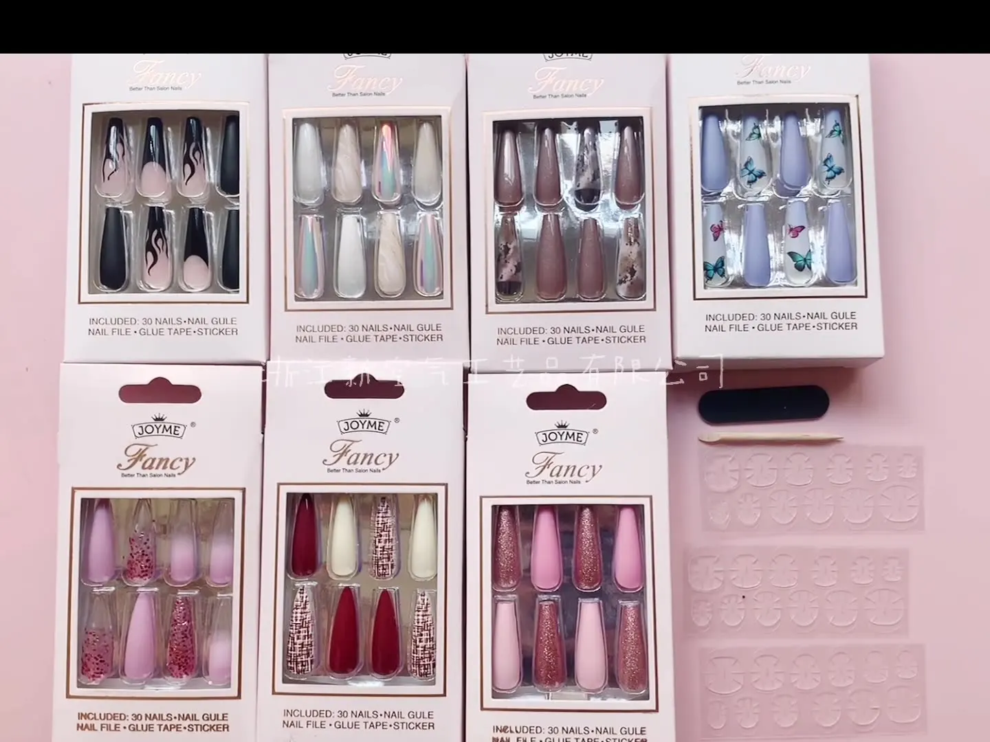 Fashion Beauty Glamour Nail Tips Factory Supplies Luxury Beauty Safety Press On Nails