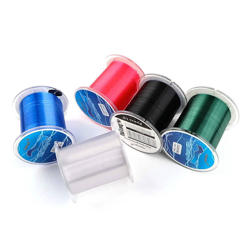 
High Quality Wholesale 500m All Size Super Strong Nylon Monofilament Braided Fishing Line 