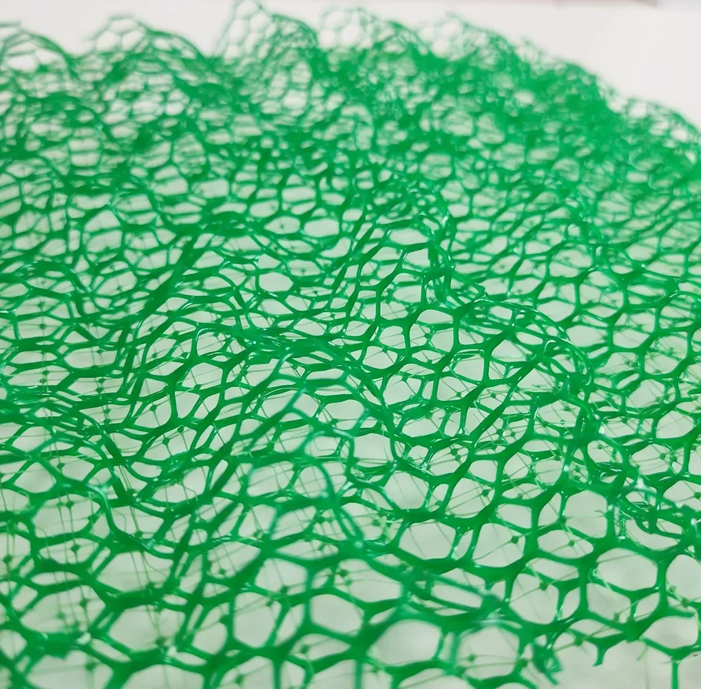 High strength 3d geomat reinforced erosion control natural soil stabilization strengthen Earthwork Products