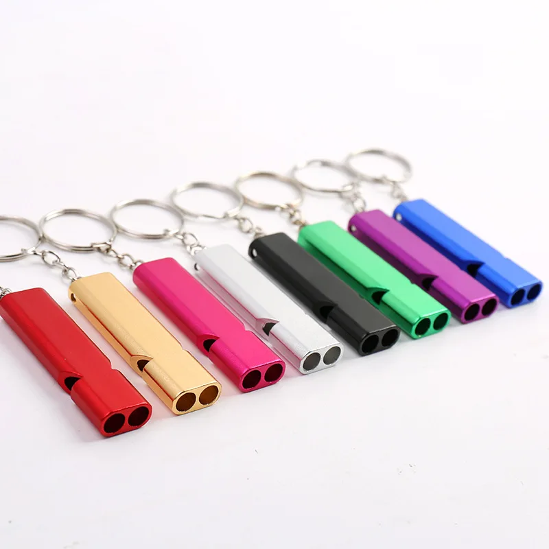 Wholesale Outdoor Survival Safety Metal Emergency Whistle Camping Hiking Sports Dog Training Whistle