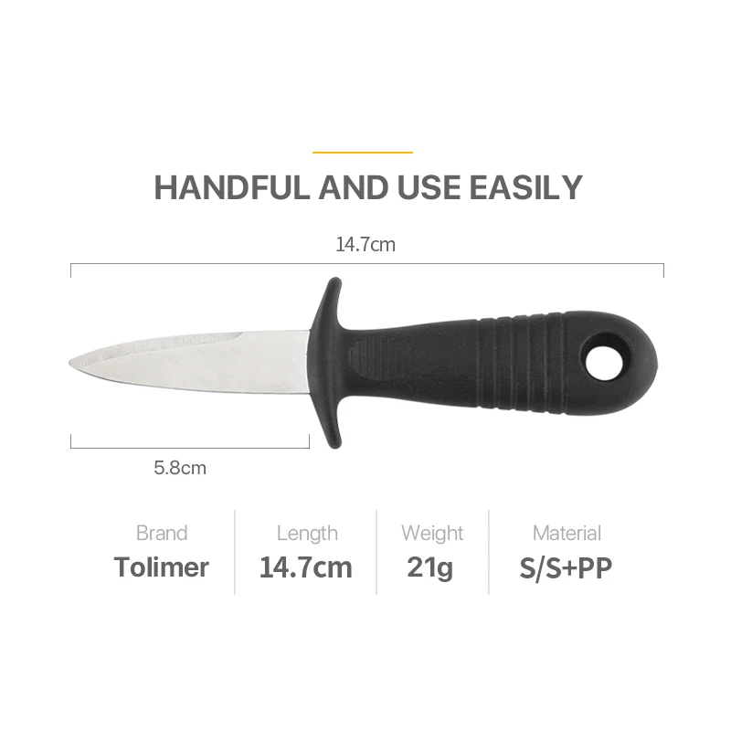All Stock Wholesales Shellfish Tools Mussel Oysters Knife Clam Stainless Steel Mussel Oysters Shucking Knife