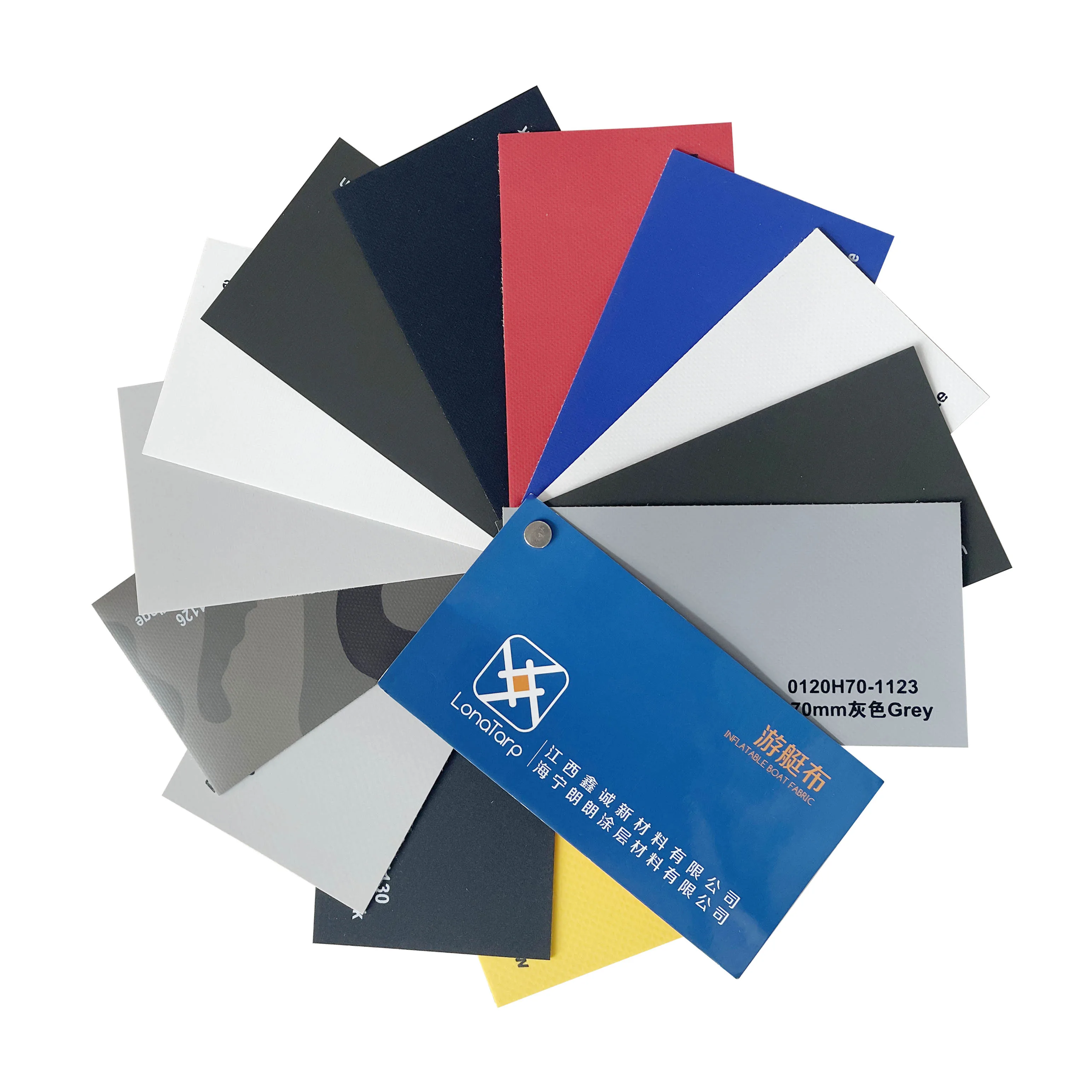 Lona custom durable waterproof 750g inflatable boat fabric pvc coated tarpaulin tent fabric