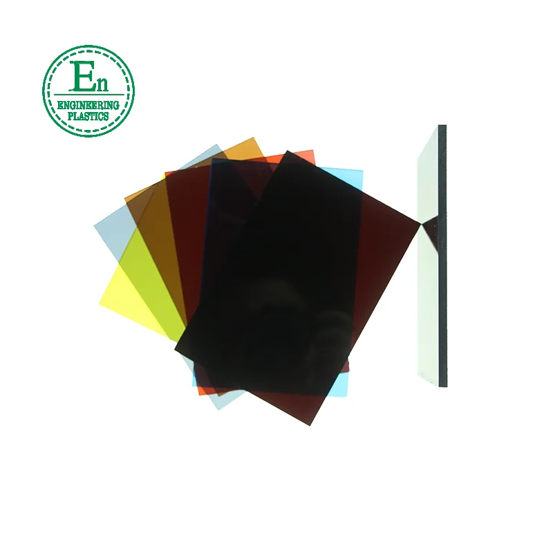 Ecofriendly hard coated polycarbonate sheet panels pc material flat clear rigid sheet