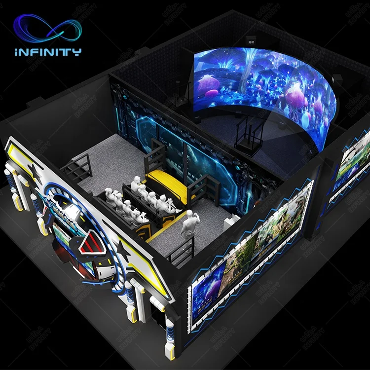 2023 Новое поступление аркада развлечений мир Юрского периода 3D аттракцион невооруженным глазом светодиодный дисплей Nake Eye Летающий кинотеатр