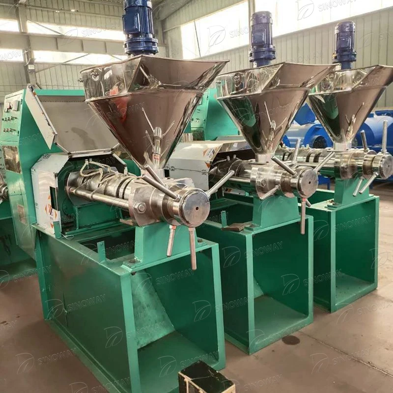 Automatic diesel engine oil press screw oil filter machine production plant