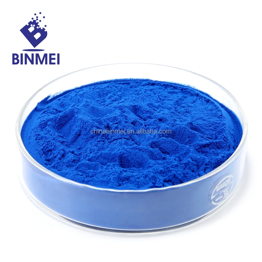 BINMEI High Protein 100% Pure E25 Phycocyanin Powder Spirulina Factory Supply Spirulina Extract Blue Pigment For Health Products