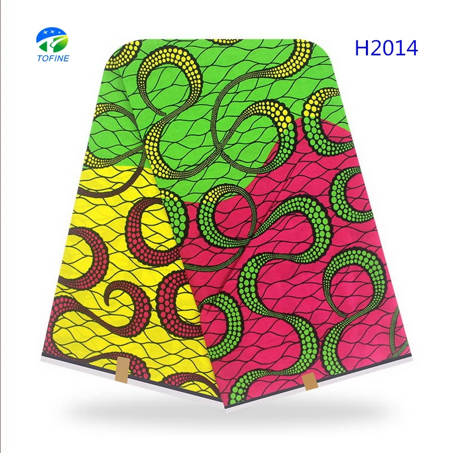  Новейшее поступление ткань Анкары 100% хлопок воск Африканский голландский принты 6 ярдов