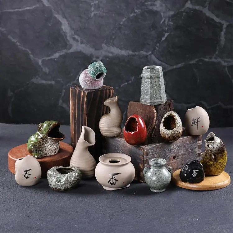 Sushi ceramic sashimi plate Ice plate tableware dishes Gourmet dry ice garnish