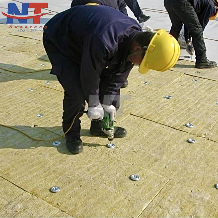 Mineral rock wool density 100kg/m3 thermal insulation board