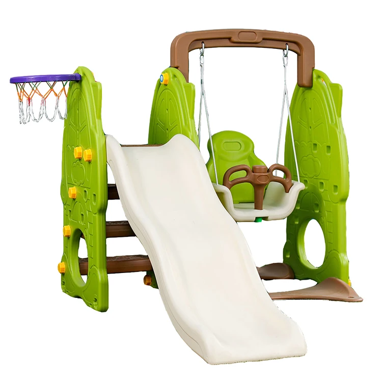 2022 New Type Educational Kindergarten Indoor Slide And Swing Set Playground