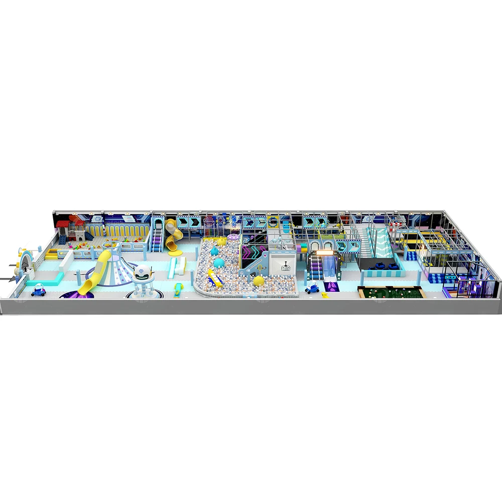 Custom Robot Theme Indoor Playground Sand Playground Slide for Kids
