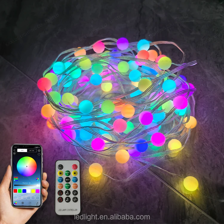 USB Wifi смарт-приложение светодиодная фея с пультом дистанционного управления IP65 RGB кожаная гирлянда