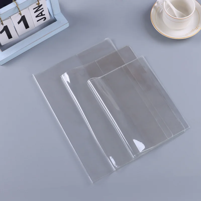 A5 Transparent Clear Matt Plastic Soft Pvc Book Sleeve Cover