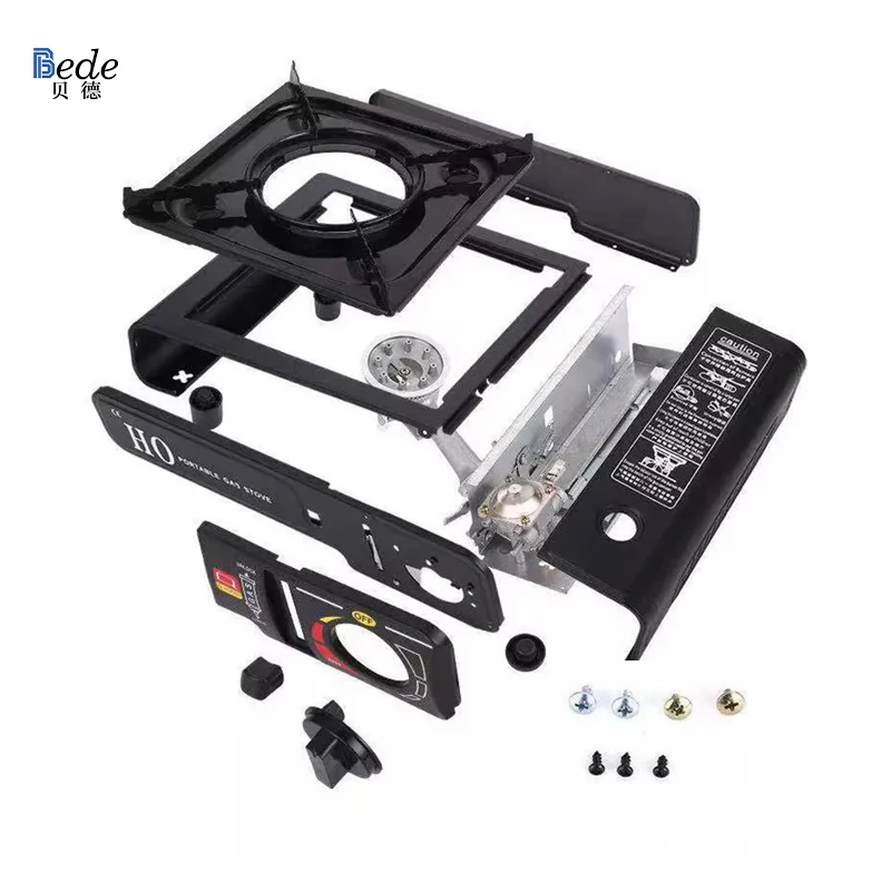 Portable Stainless Steel Camping Gas Stove Outdoor Cast Iron Kitchen Cooker Hotel Application Class Tourist Furnace Camping