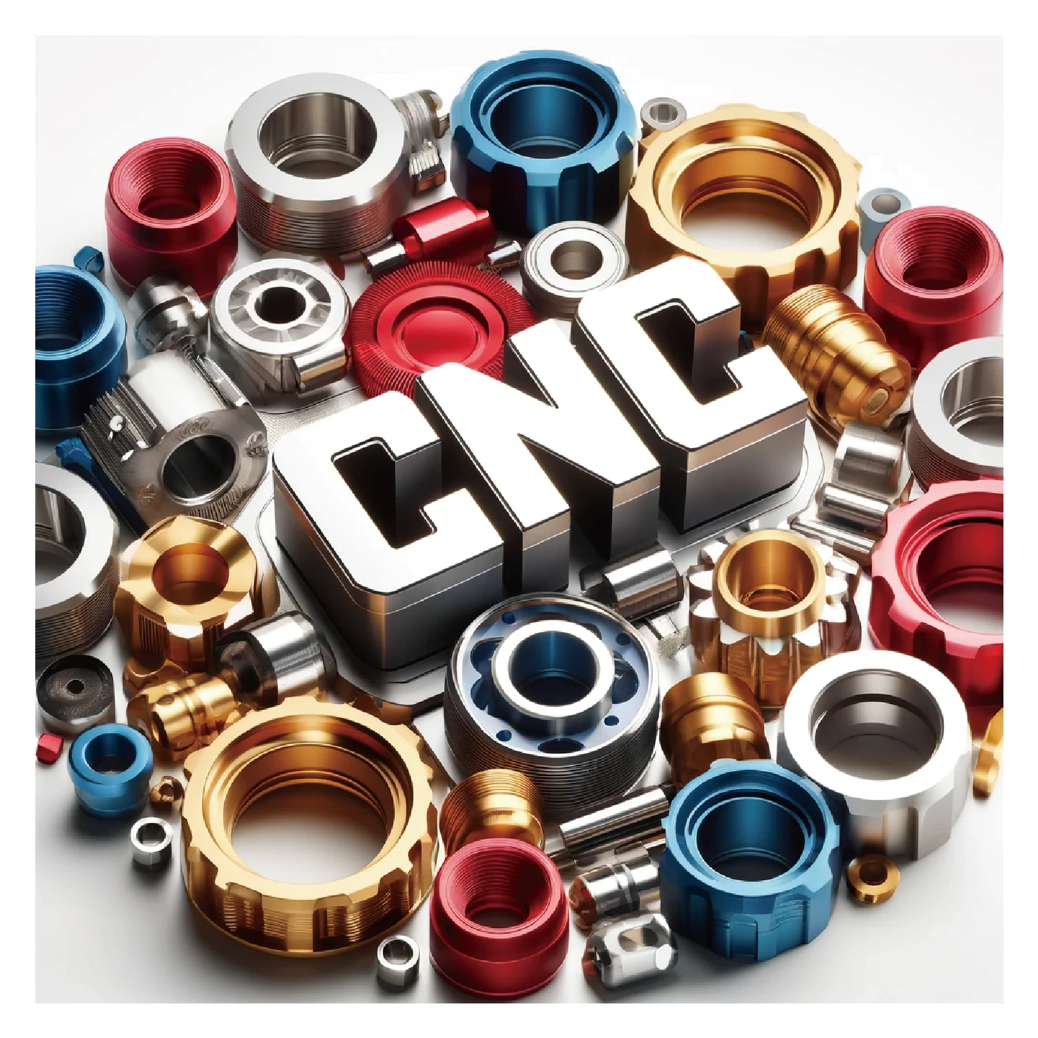 CNC Machining/5 Axis Machines for High Precision Parts/ New Energy Parts/Aluminum 7075/6061-T6/5083/2017/ISO9001 Control Quality