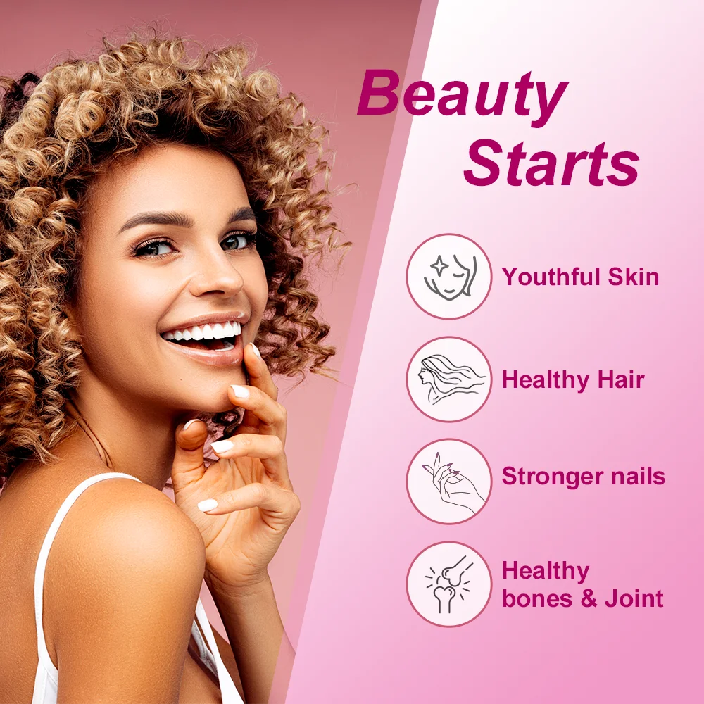 Chinaherbs OEM Collagen Solid Beverage Powder Pure Vegetarian Diet Friendly Gluten Free Collagen Peptid Powder