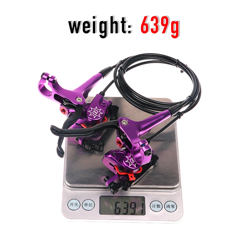 BLOOKE New Product Wholesale Color Bicycle Hydraulic Disc Brake MTB Bike Brake ZOOM The Same Bicycle Brake Set