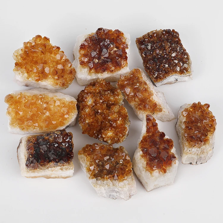 Wholesale Natural Raw Rough Smoky Citrine Crystal Cluster Natural Crystal Gemstone