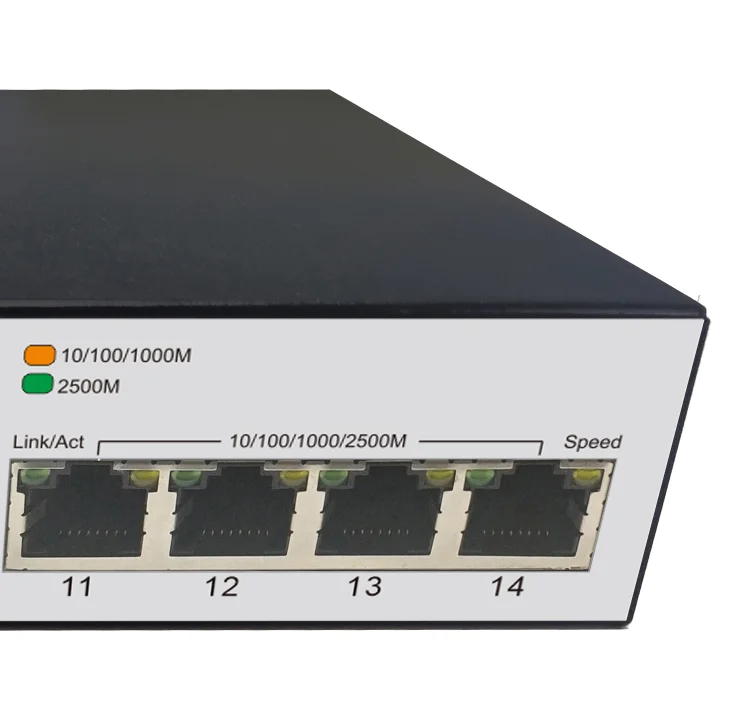 Недорогой коммутатор управления 8*1G 4*2 5G 2*10G XGT управляемая сеть Gigabit