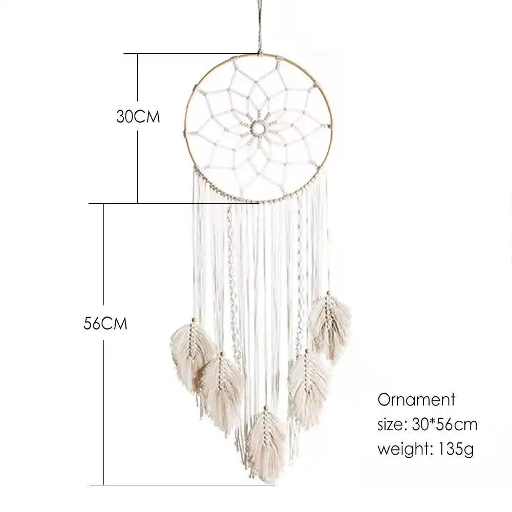  New Dream Catcher Simple Wind Chime Handmade Evil Eye Wall Hanging Home Tapestry Decor 