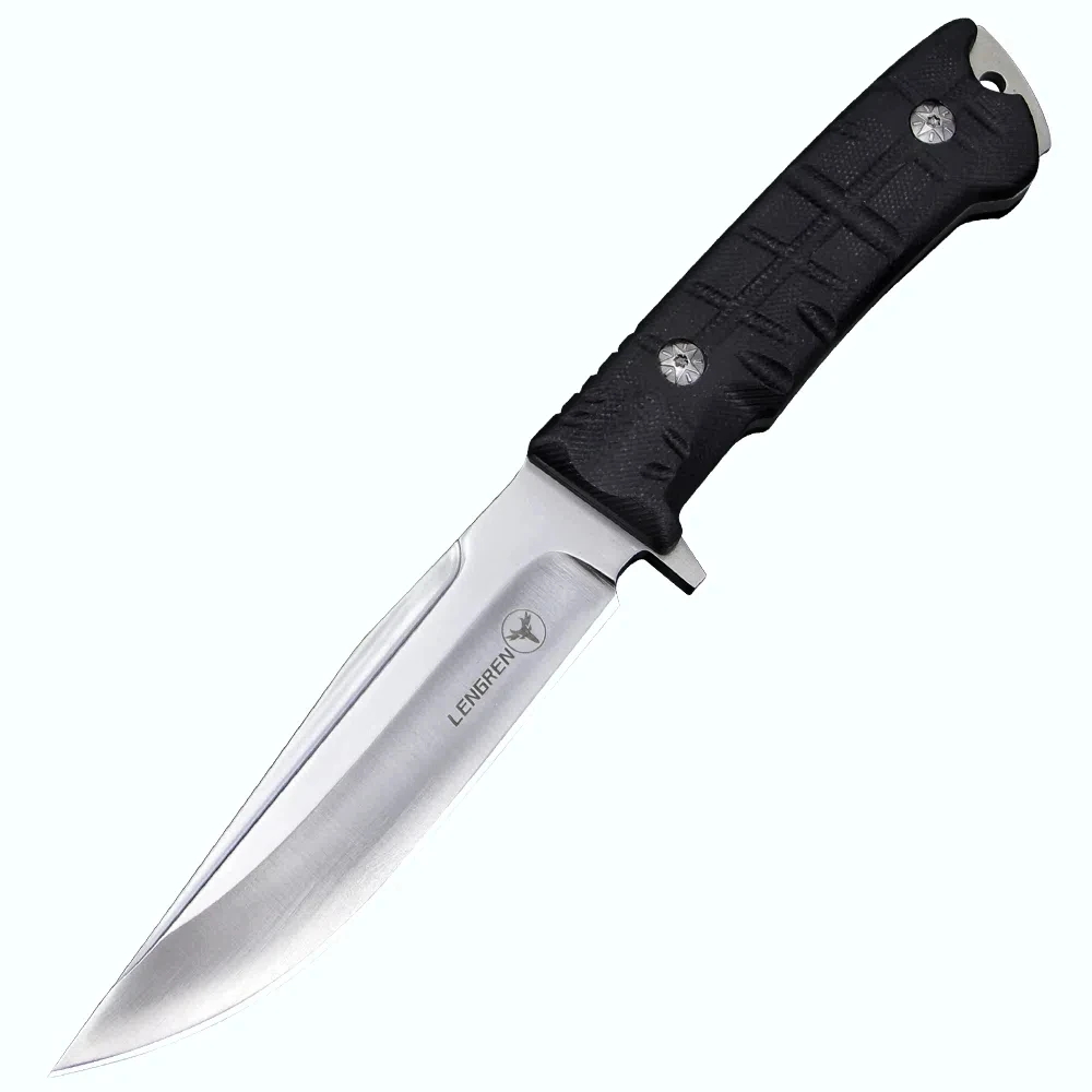 Outdoor Tactical DC53 Steel Self-Defense Weapon Sharp Wilderness Survival Hunting Folding Knife