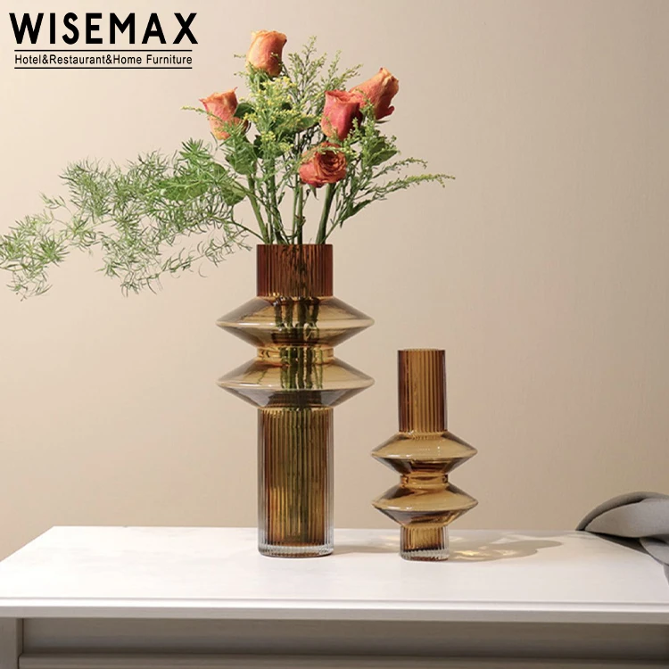 Современная Скандинавская мебель WISEMAX для простого ресторана домашний декор крутые стеклянные цветочные вазы