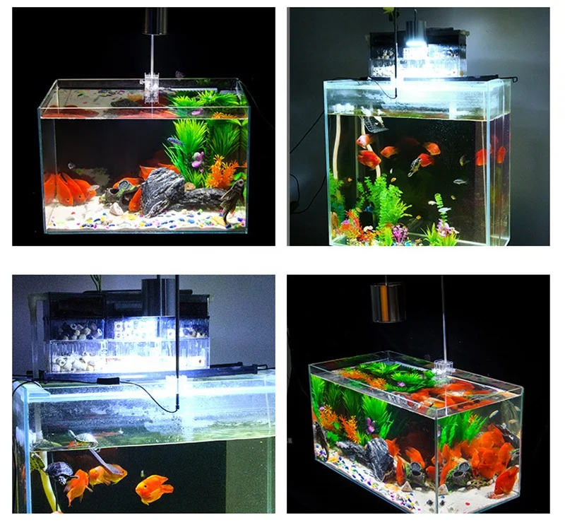 COB Led Aquarium Fish Tank Lighting Waterproof Freshwater Tank Used Led Aquarium Light For Aquatic Plant Fish Tank Decoration