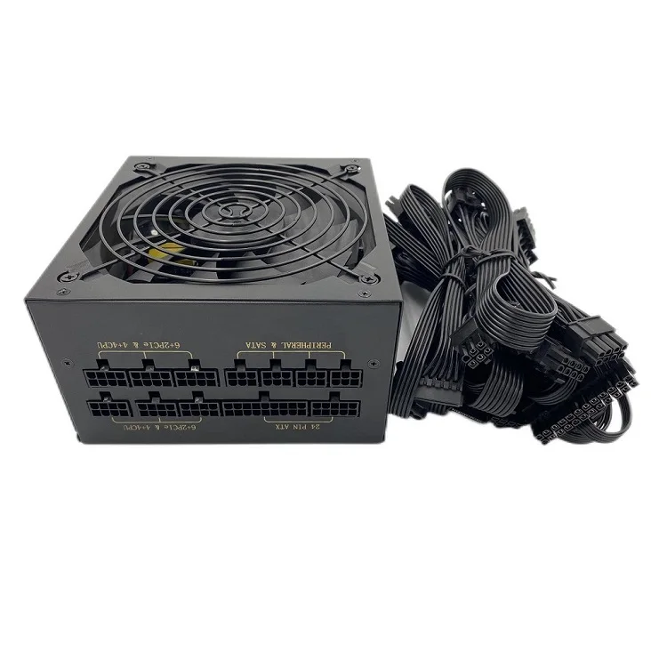 High Power Full Modular 750W 89+ Gold efficiency ATX Power Supply LLC+DC to DC Psu For Gaming case