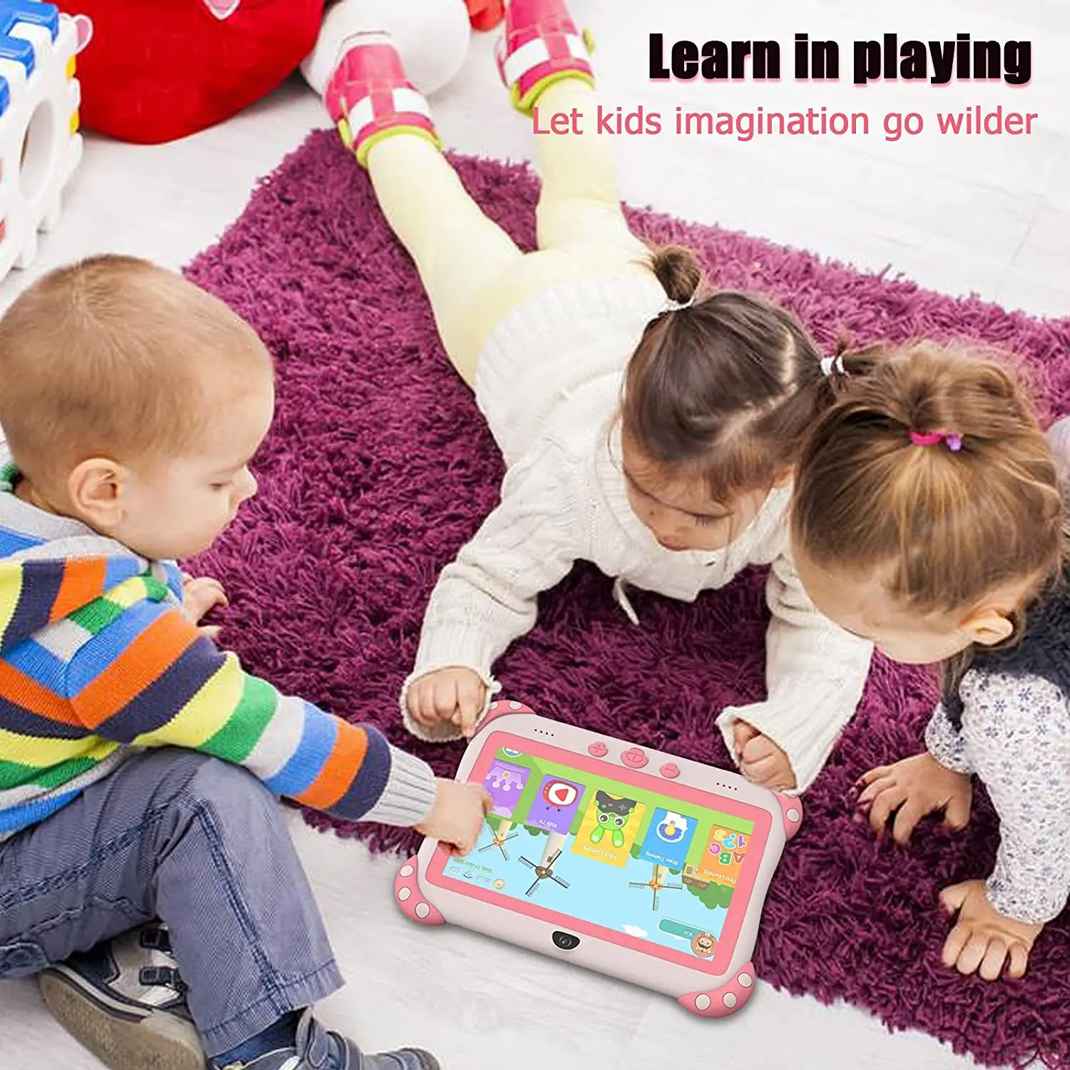 Wholesale Cheap Children Quad Core PC 32GB Android 10.0 7 inch Kids education machine