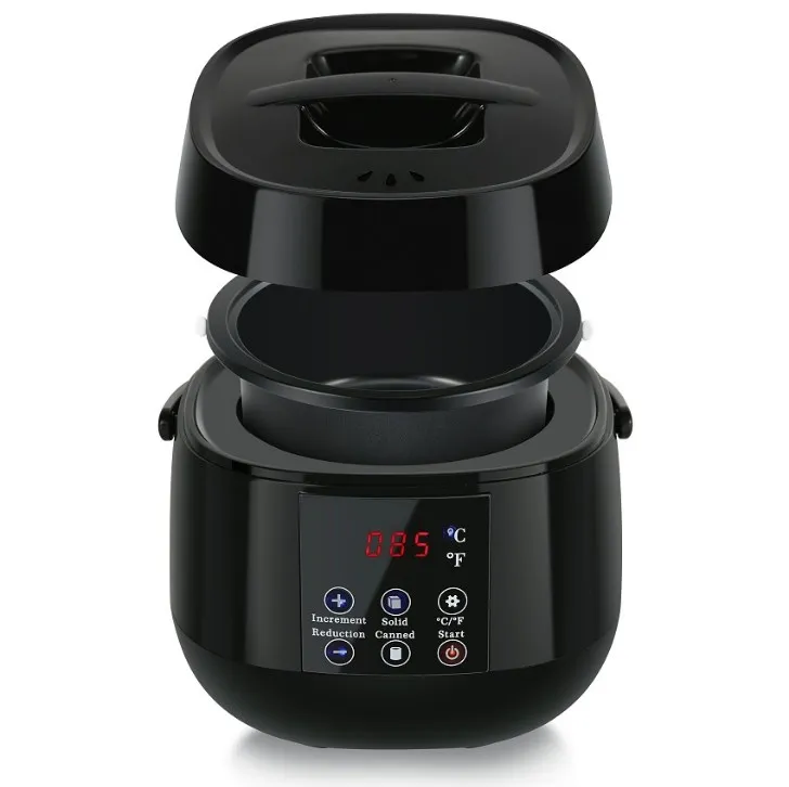 Professional Black Digital Smart LCD Waxing Kit Electric Warmer with Kit Wax Warmer Heater Wax
