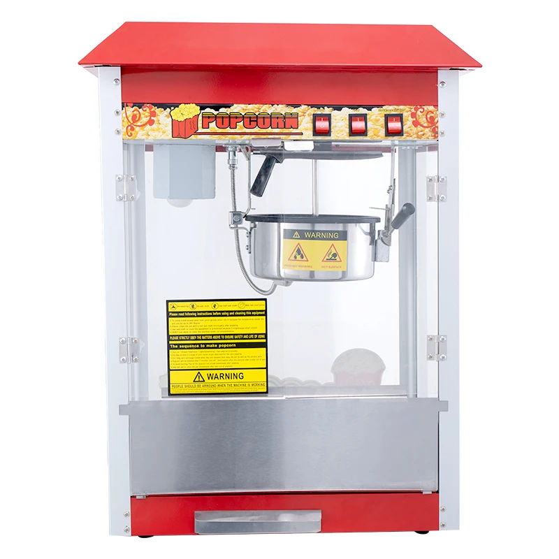 Electric Automatic Commercial Home Mini Popcorn Machine Motor Popcorn Machine