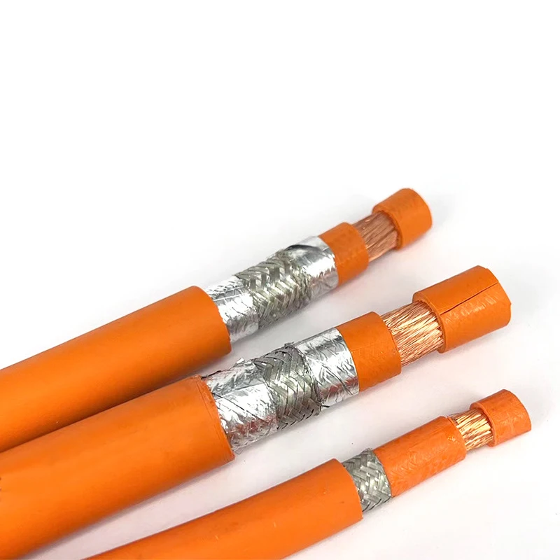 Battery Electrical Control Connection Wire Shielded Copper Insulation EV Cable