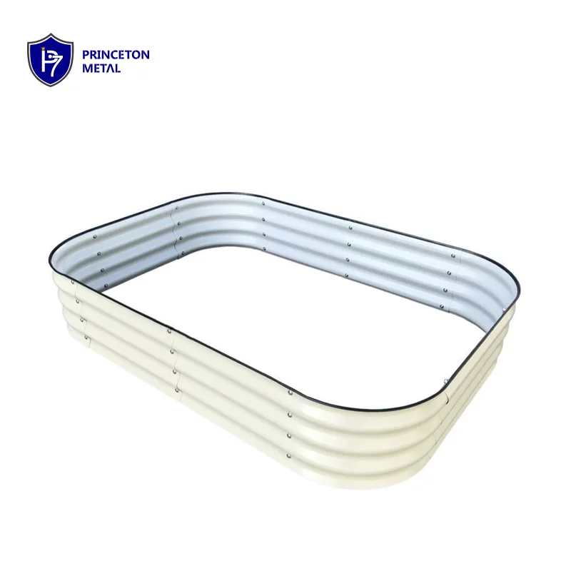 galvanized steel raised garden bed modular metal planter bed kit