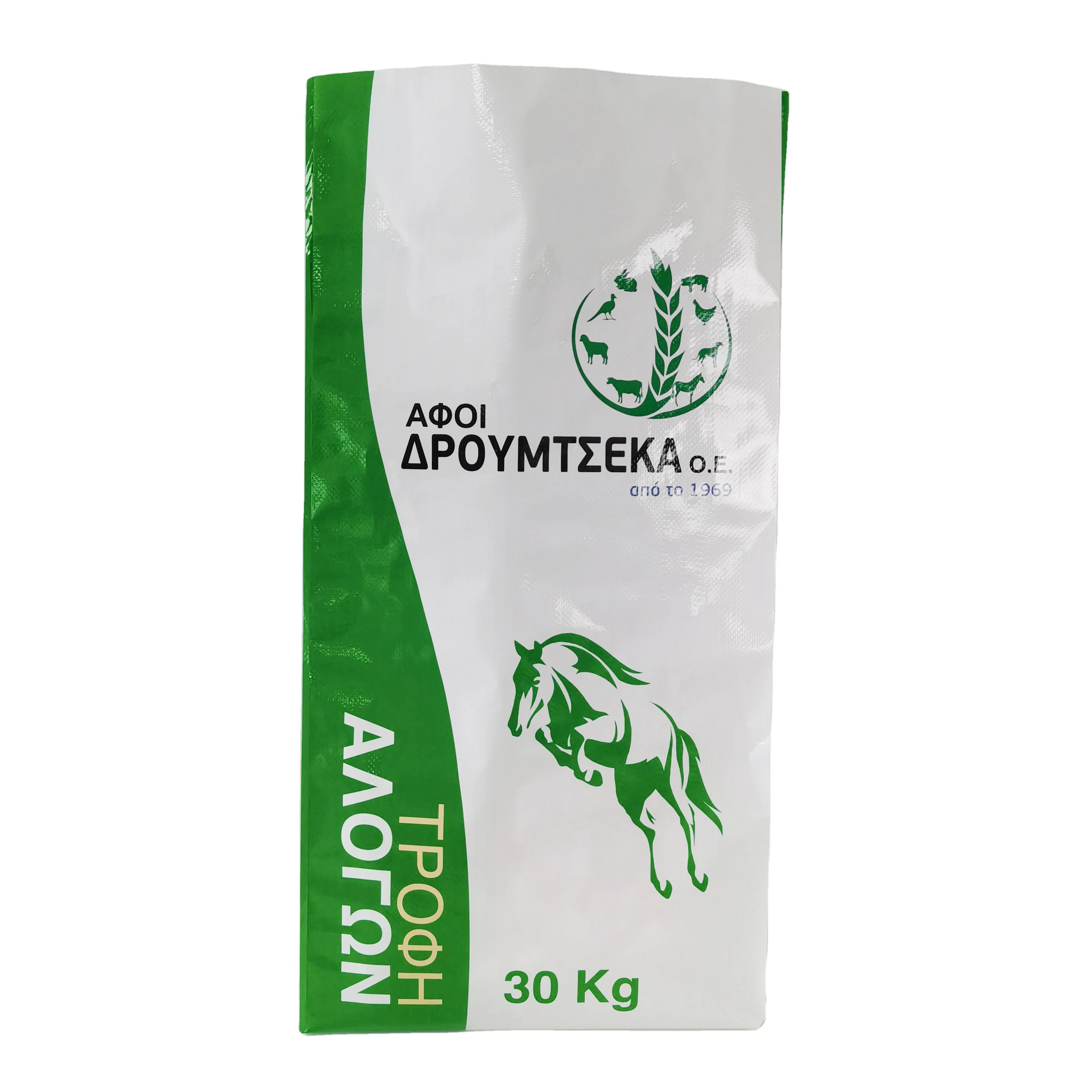 New 30kg 50kg bopp laminated pp woven bag for animal horse cattle chicken pig fish bird poultry feed