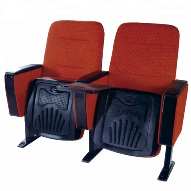 Town Hall Folding Chair for Auditorium Extravagant Audio Visual Chair with Tablet VIP Lecture Hall Furniture