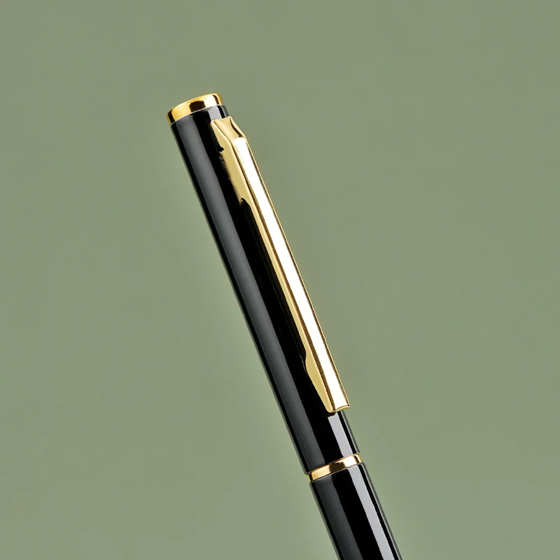 Promotion Cheap Custom Logo New Thin Ball Point Metal Pens Slim Twist Metal Ballpoint Pen With Gold Silver Clip